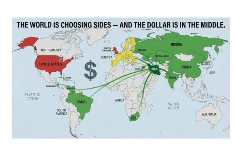 World at war dollar in the middle large